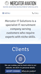Mobile Screenshot of mercatoraviation.com